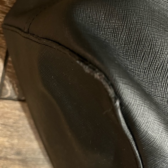 Micheal Kors large black leather shoulder tote bag - Picture 16 of 16